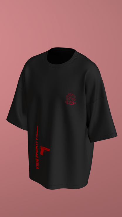 NIT KURUKSHETRA - 4 - PREMIUM 220 GSM OVERSIZE T-SHIRT - BLACK