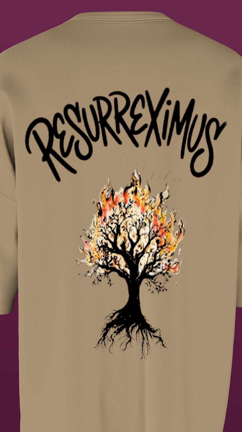 NIT KURUKSHETRA - PREMIUM 240 GSM OVERSIZE T-SHIRT - BEIGE