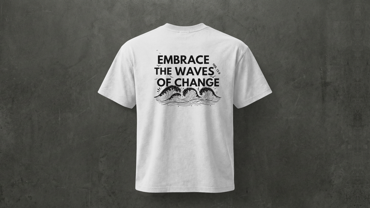 TEDX CRCE  - WHITE WAVES- REGULAR FIT 210 GSM T-SHIRT