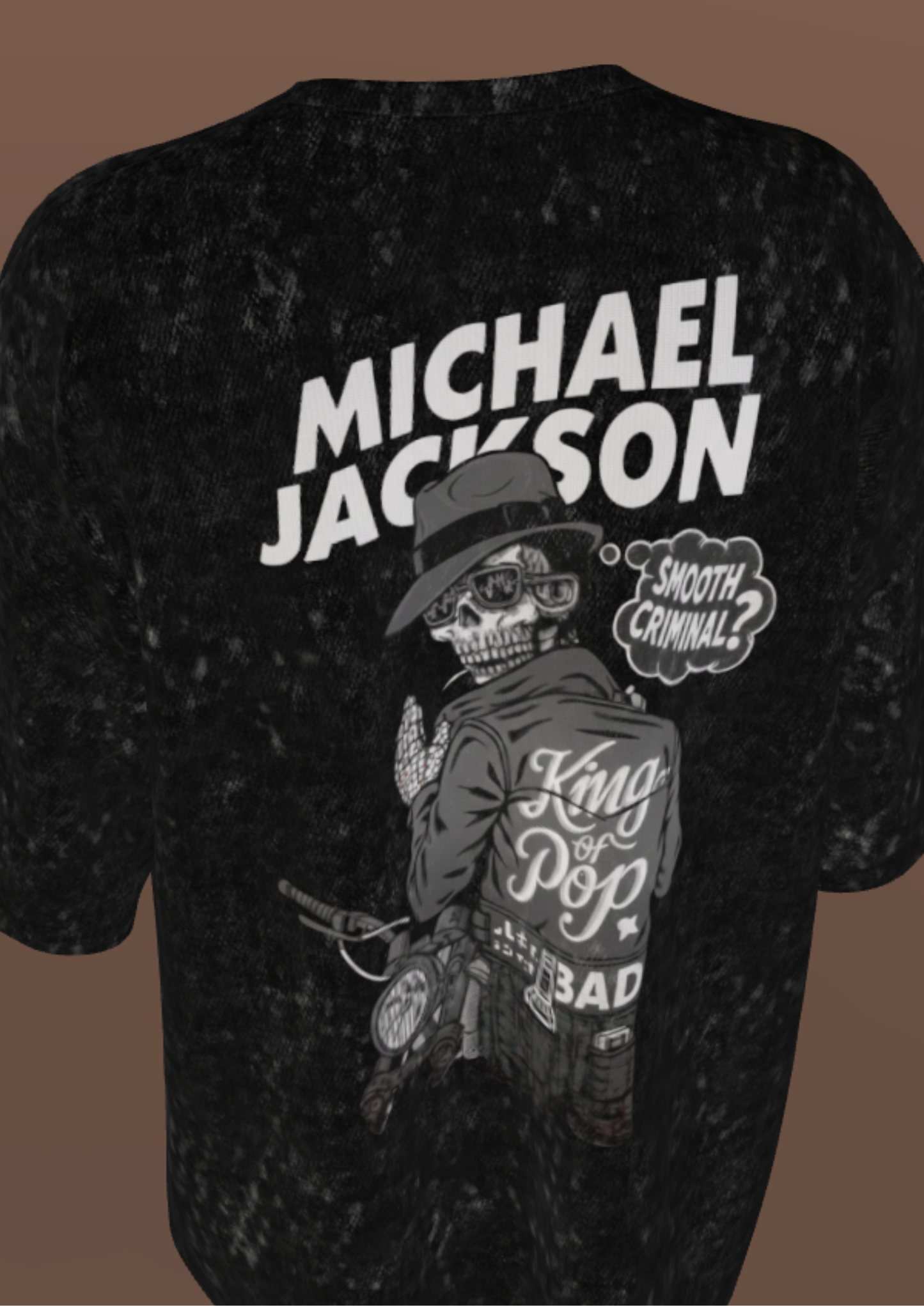 IIM SHILLONG - THE STAR- PREMIUM 260 GSM OZ ACID WASH T-SHIRT