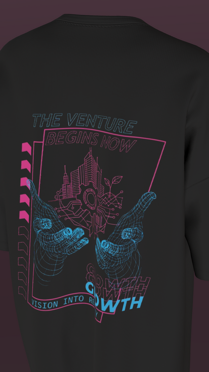 NIT JAIPUR - PREMIUM 220 GSM OVERSIZE T-SHIRT - BLACK