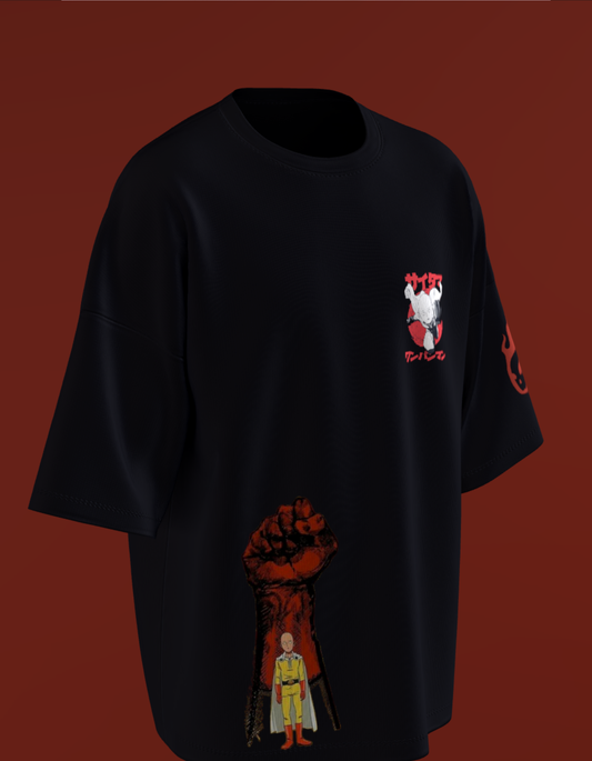 Oversized Anime T-Shirt Level 1:  One-Punch Man "Saitama Fist"