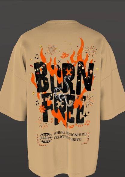 NIT NAGALAND - EKARIKTHIN - THE BURN - PREMIUM 240 GSM OZ T-SHIRT