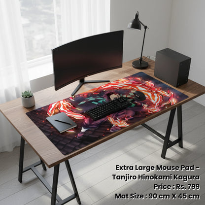 Demon Slayer XXL Desk Mat - Tanjiro Hinokami Kagura