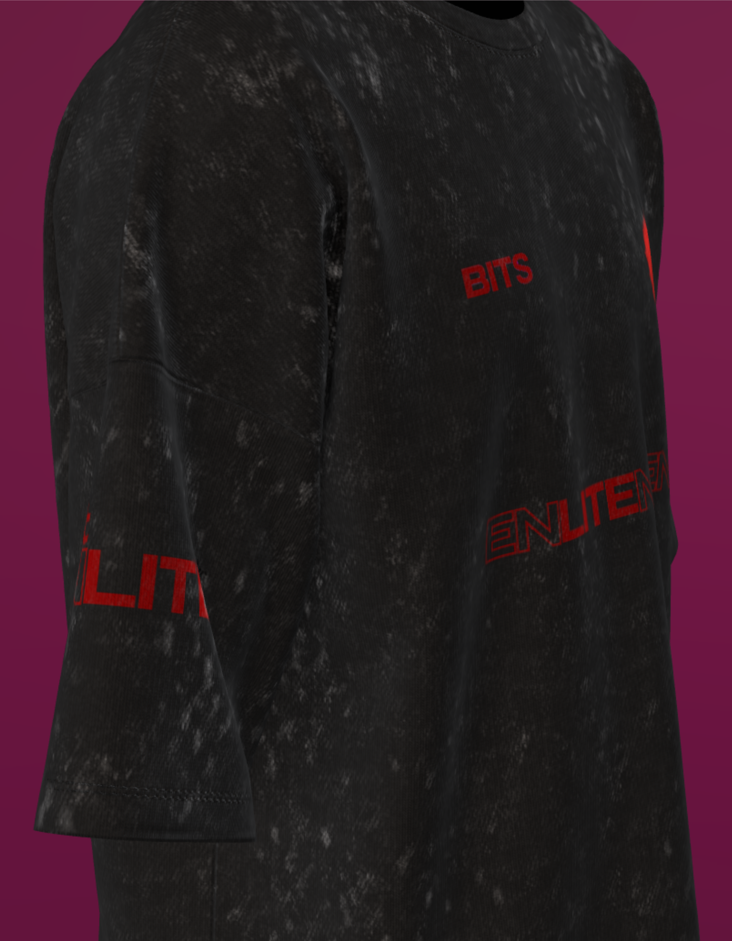 BITS HYDERABAD -  BLOODY HELL - PREMIUM 250 GSM OVERSIZE ACIDWASH