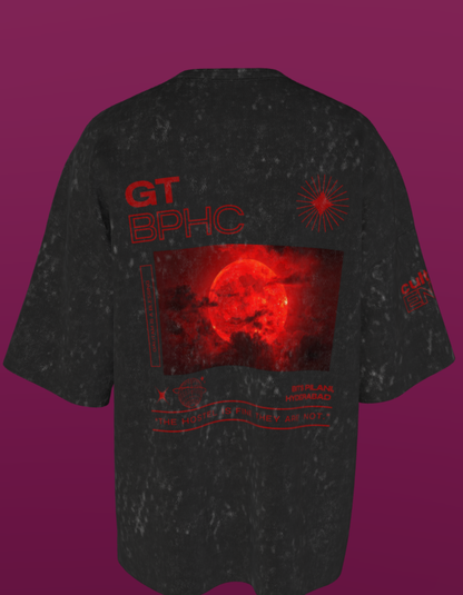 BITS HYDERABAD -  BLOODY HELL - PREMIUM 250 GSM OVERSIZE ACIDWASH