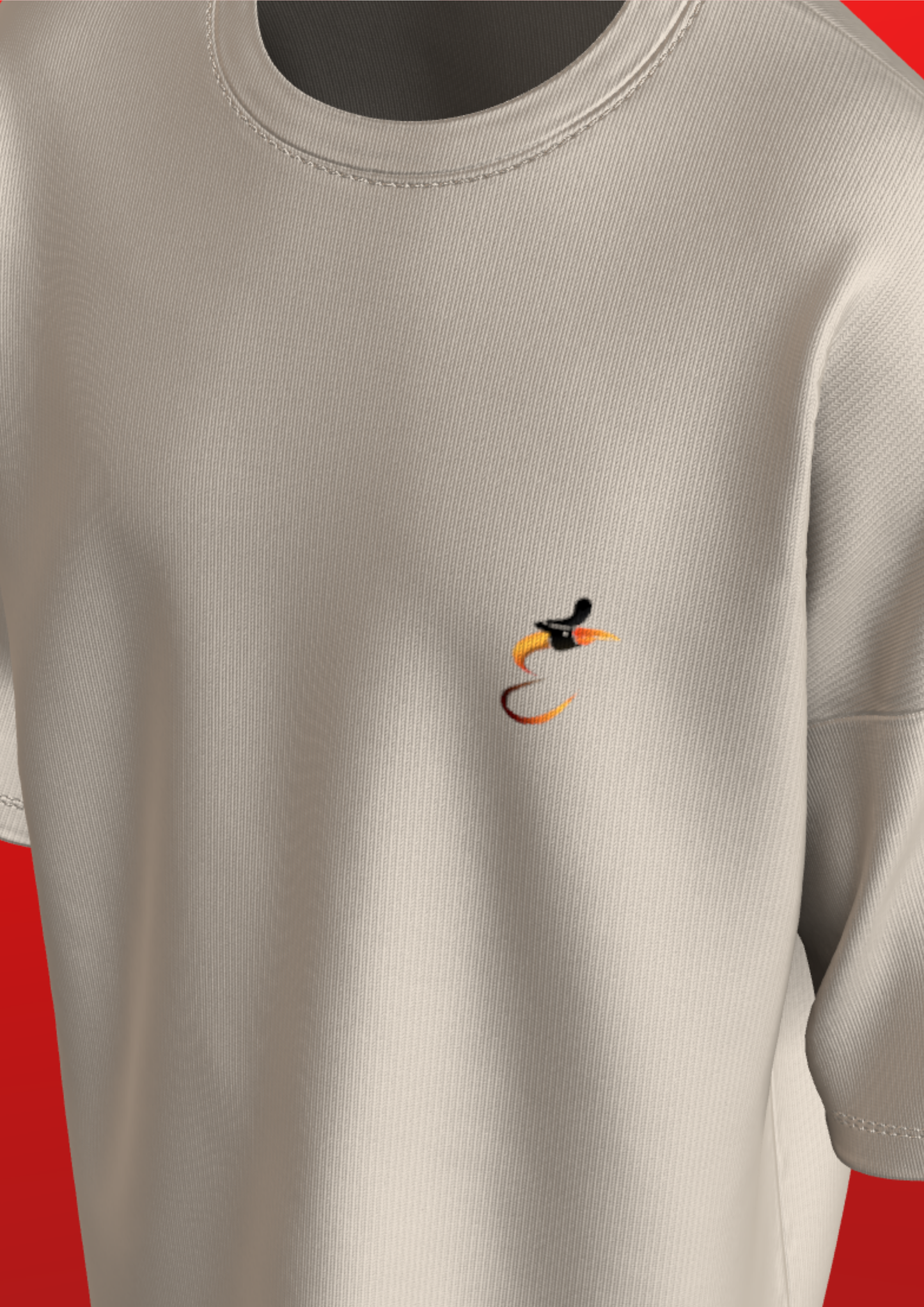 NIT NAGALAND - EKARIKTHIN - THE OFF WHITE BURN - PREMIUM 240 GSM OZ T-SHIRT
