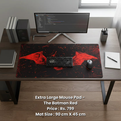 Extra Large Mouse Pad - The Batman Red