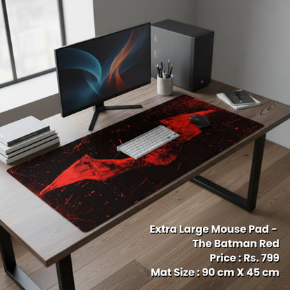 Extra Large Mouse Pad - The Batman Red