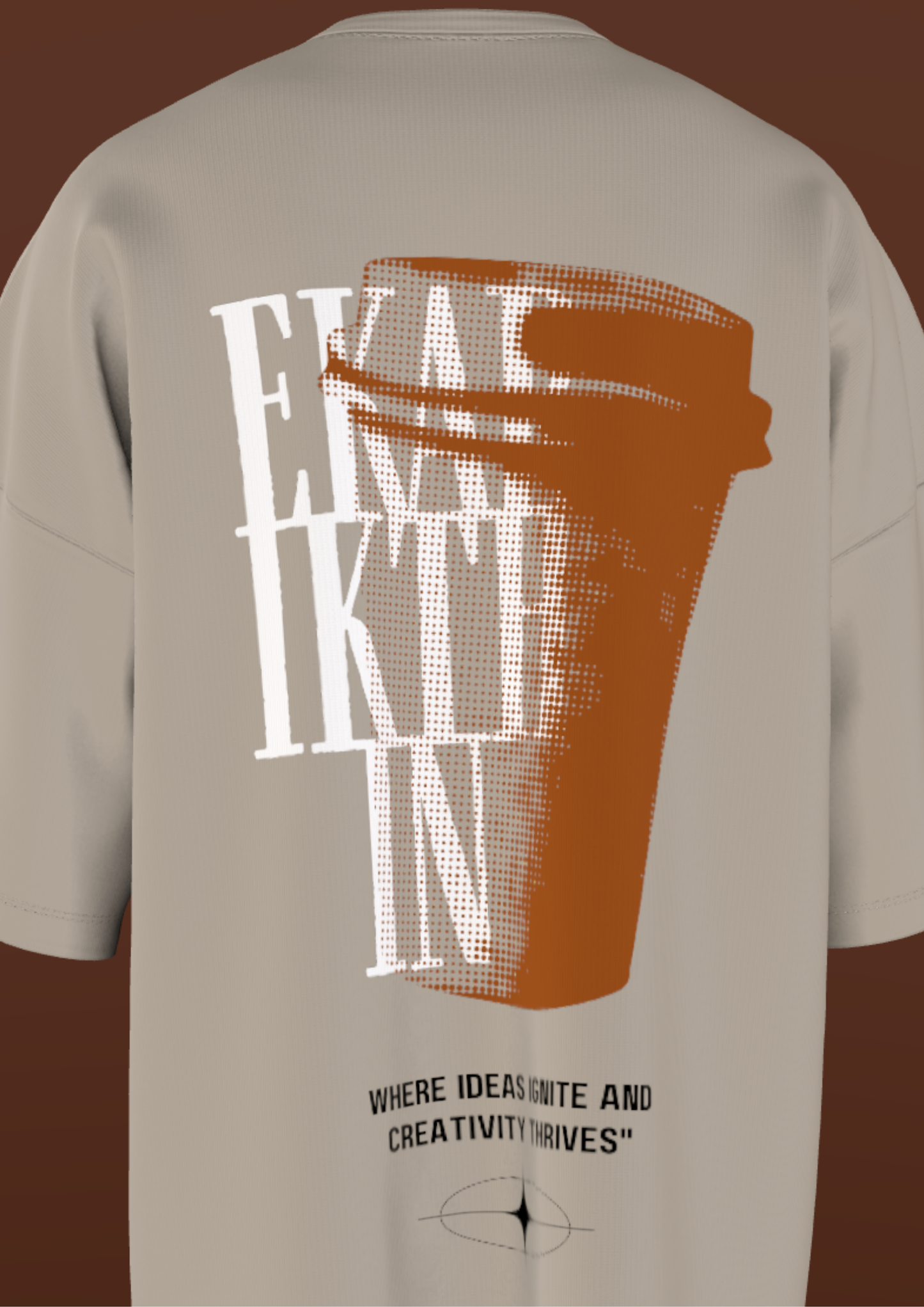 NIT NAGALAND - EKARIKTHIN - THE OFF WHITE COFFEE - PREMIUM 220 GSM OZ T-SHIRT