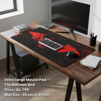 Extra Large Mouse Pad - The Batman Red
