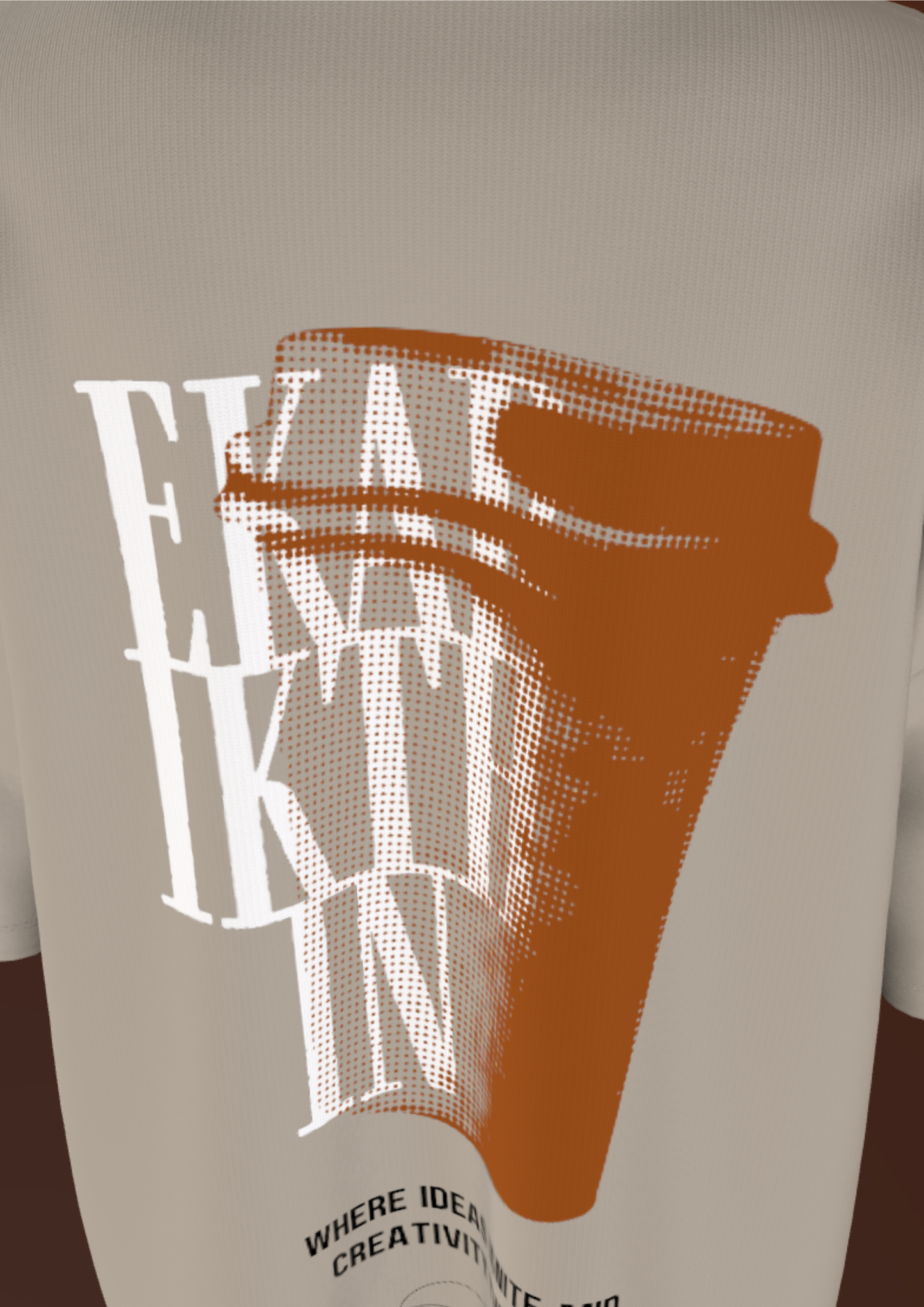 NIT NAGALAND - EKARIKTHIN - THE OFF WHITE COFFEE - PREMIUM 220 GSM OZ T-SHIRT