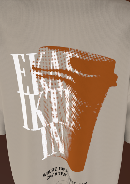 NIT NAGALAND - EKARIKTHIN - THE OFF WHITE COFFEE - PREMIUM 220 GSM OZ T-SHIRT