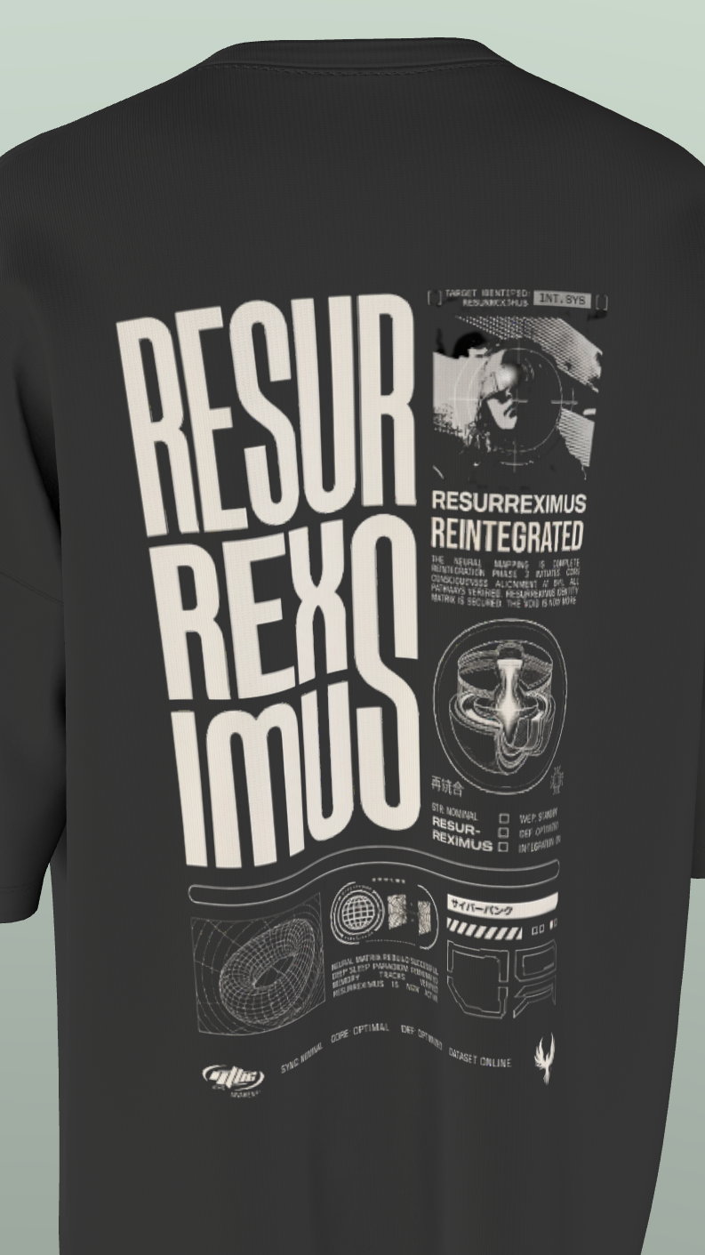 NIT KURUKSHETRA - PREMIUM 220 GSM OVERSIZE T-SHIRT - BLACK