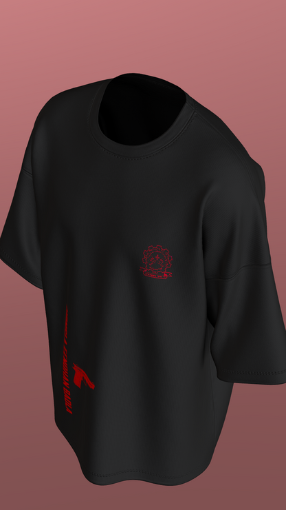 NIT KURUKSHETRA - 4 - PREMIUM 220 GSM OVERSIZE T-SHIRT - BLACK