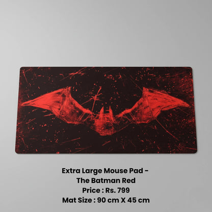 Extra Large Mouse Pad - The Batman Red