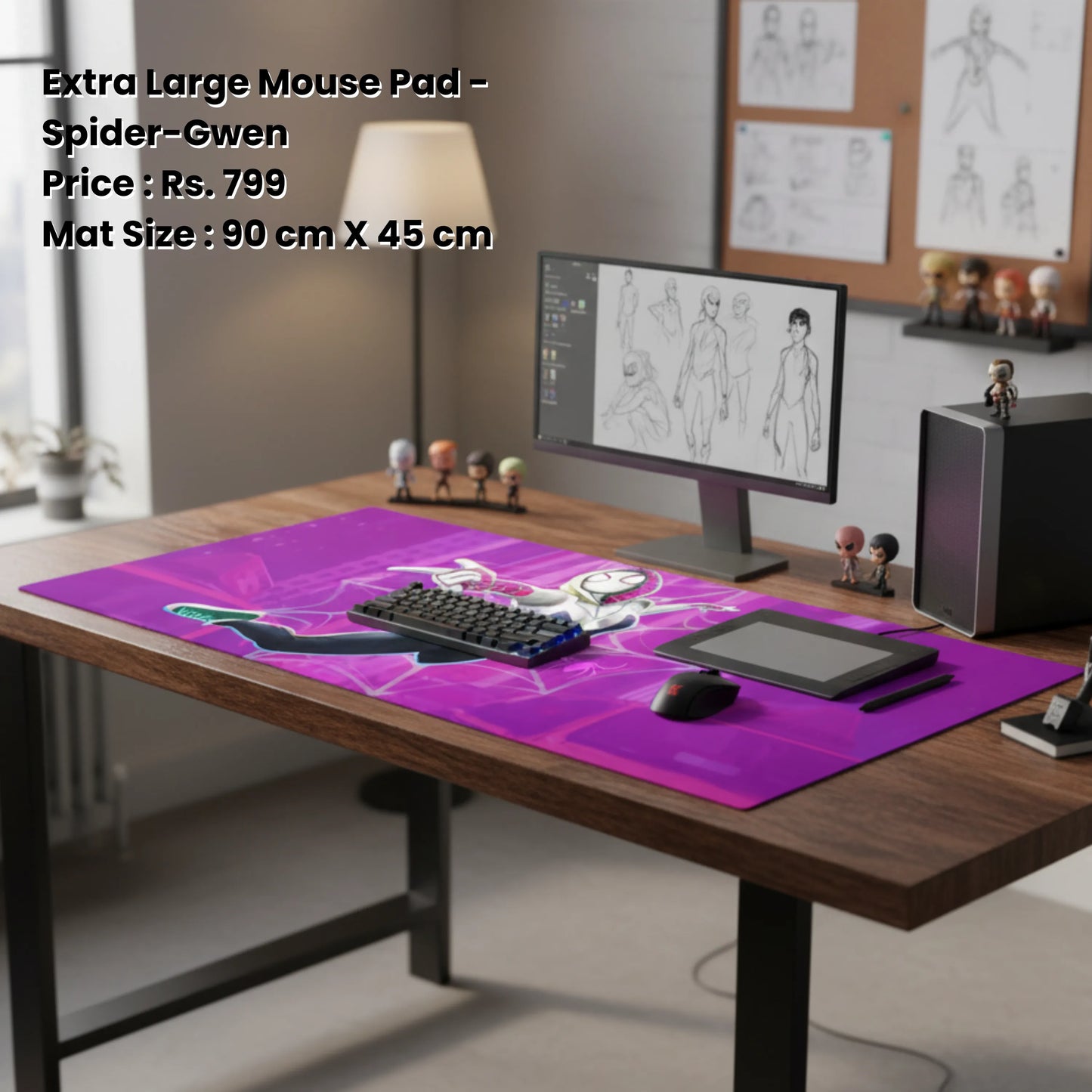 Spider-Gwen Extra Large Mouse Pad