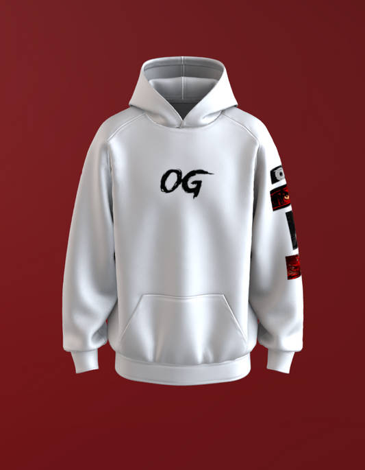 Ojas Gambhera Classic White Hoodie