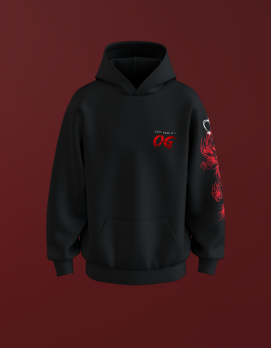 Ojas Gambhera Classic Black Hoodie Elite Dragon