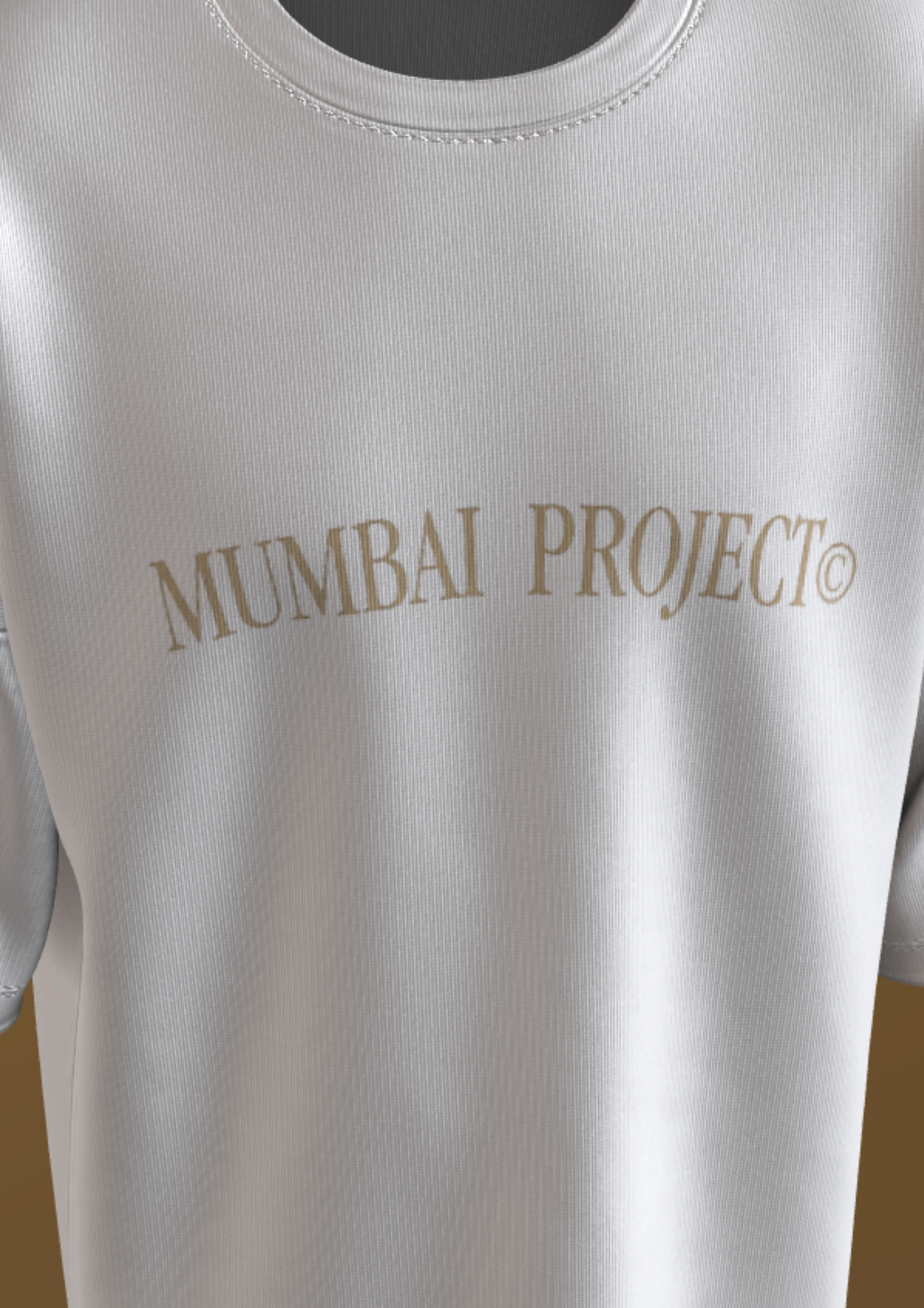 TEDX CRCE - WHITE MUMBAI - PREMIUM 240 GSM OVERSIZE T-SHIRT - WHITE