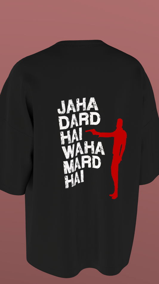 NIT KURUKSHETRA - 3 - PREMIUM 220 GSM OVERSIZE T-SHIRT - BLACK