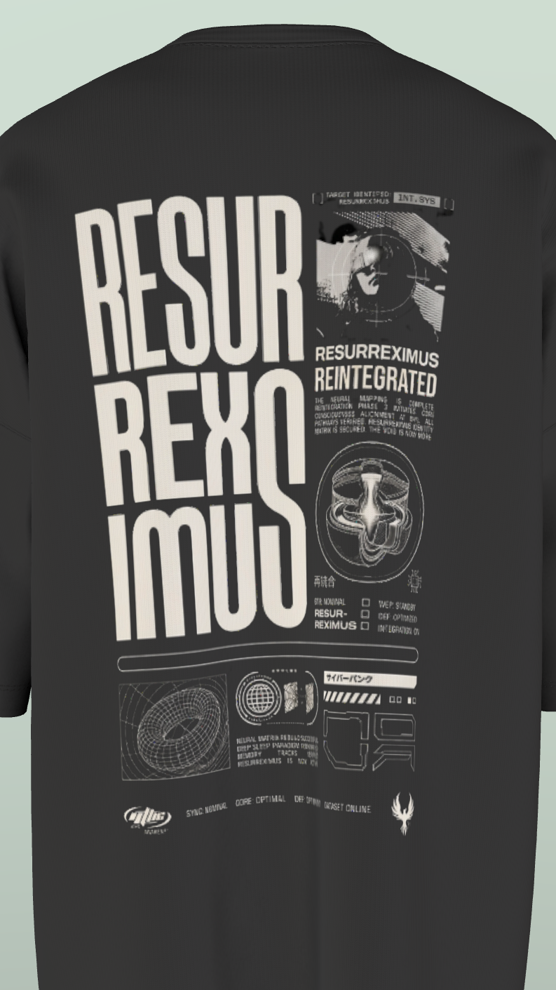 NIT KURUKSHETRA - PREMIUM 220 GSM OVERSIZE T-SHIRT - BLACK