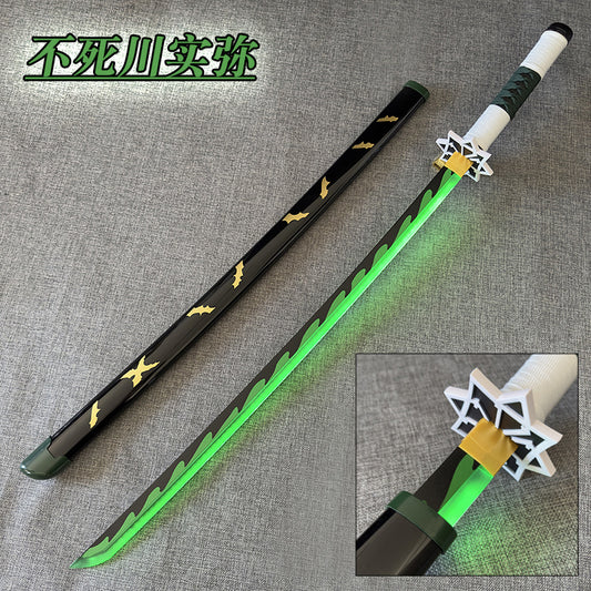 DEMON SLAYER LED KATANA SET of 5 WITH FREE HOLDERS