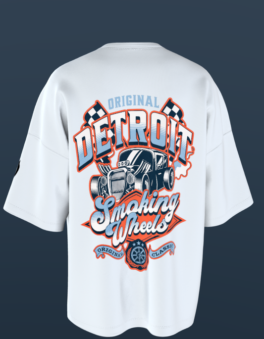 Oversized Premium Cotton T-Shirts - Original Detroit