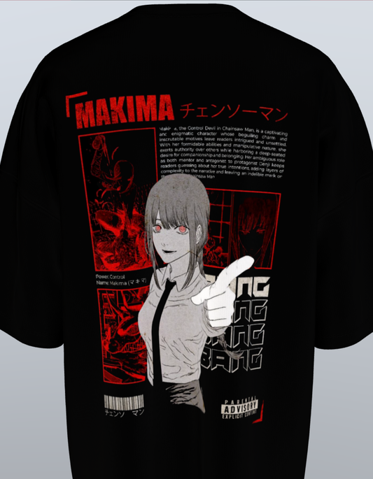 Oversized Anime T-Shirt Level 1: Makima "Chainsaw Man