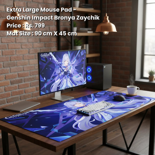 Genshin Impact Bronya Zaychik - Extra Large Mouse Pad