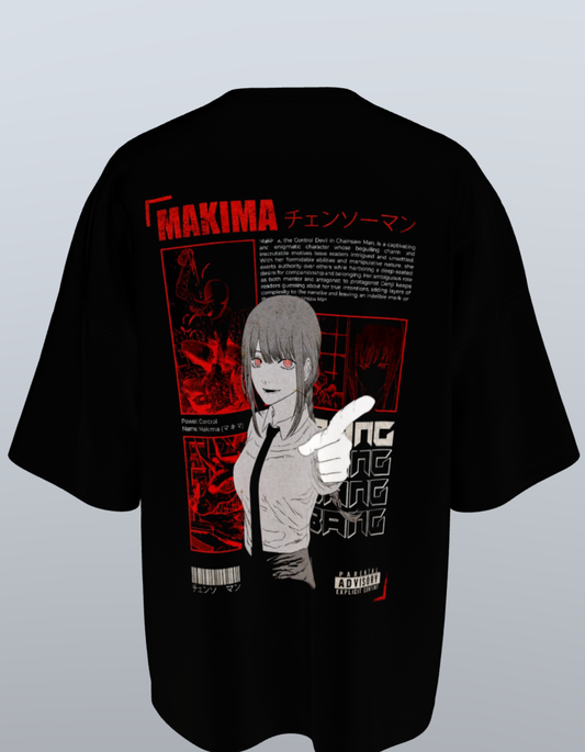 Oversized Anime T-Shirt Level 1: Makima "Chainsaw Man