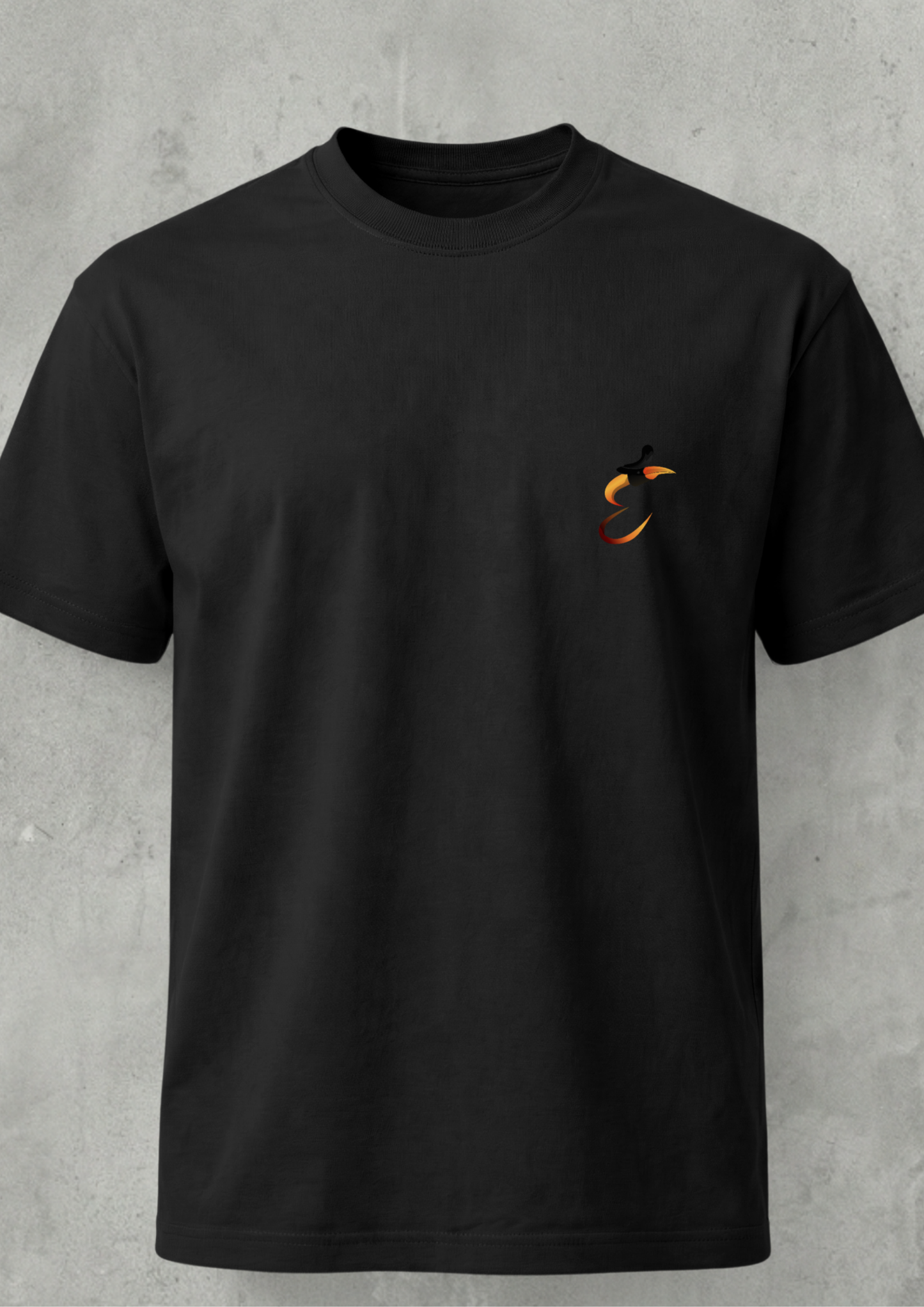 NIT NAGALAND - EKARIKTHIN CUPID- PREMIUM 200 GSM BLACK REG T-SHIRT