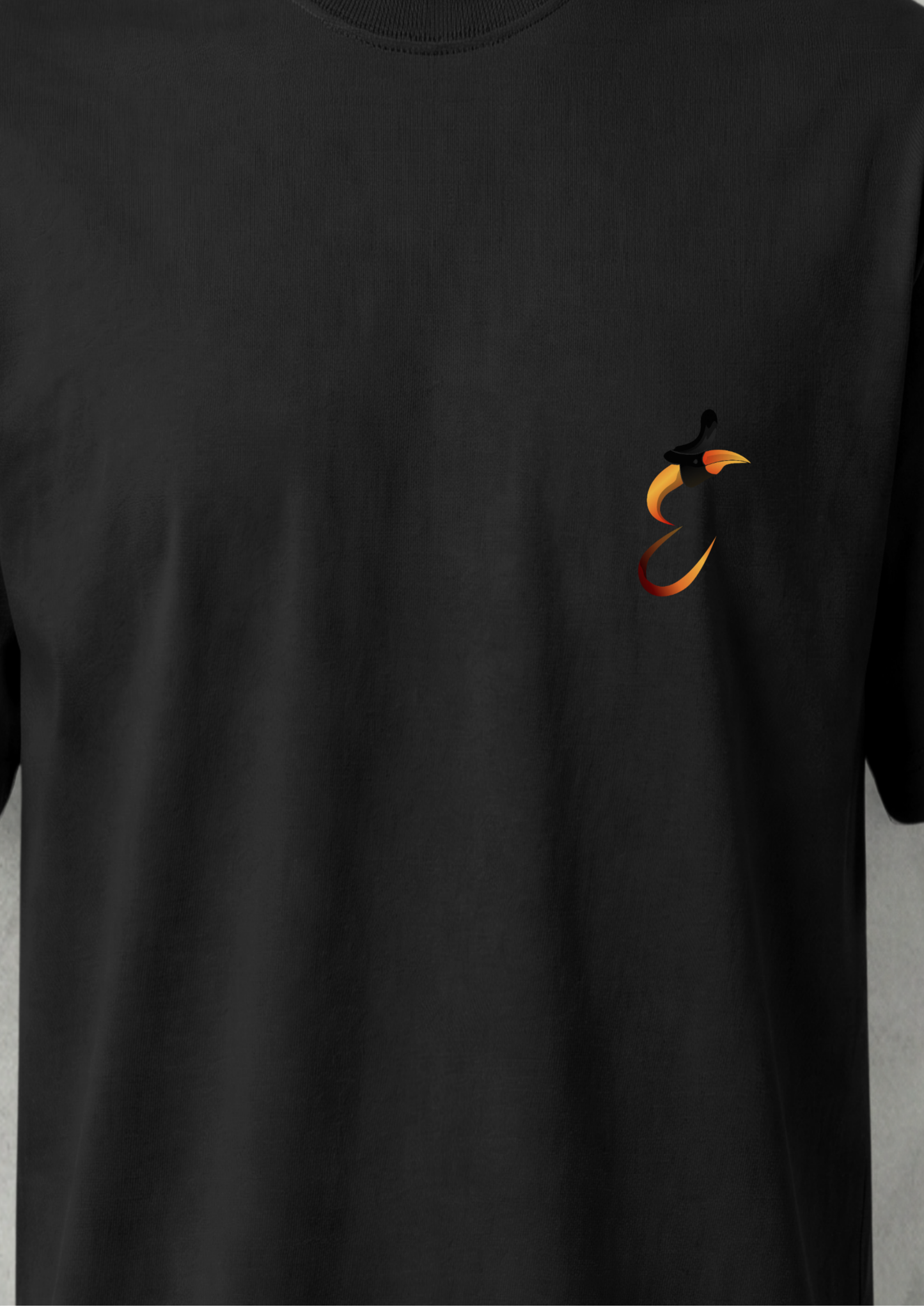 NIT NAGALAND - EKARIKTHIN CUPID- PREMIUM 200 GSM BLACK REG T-SHIRT