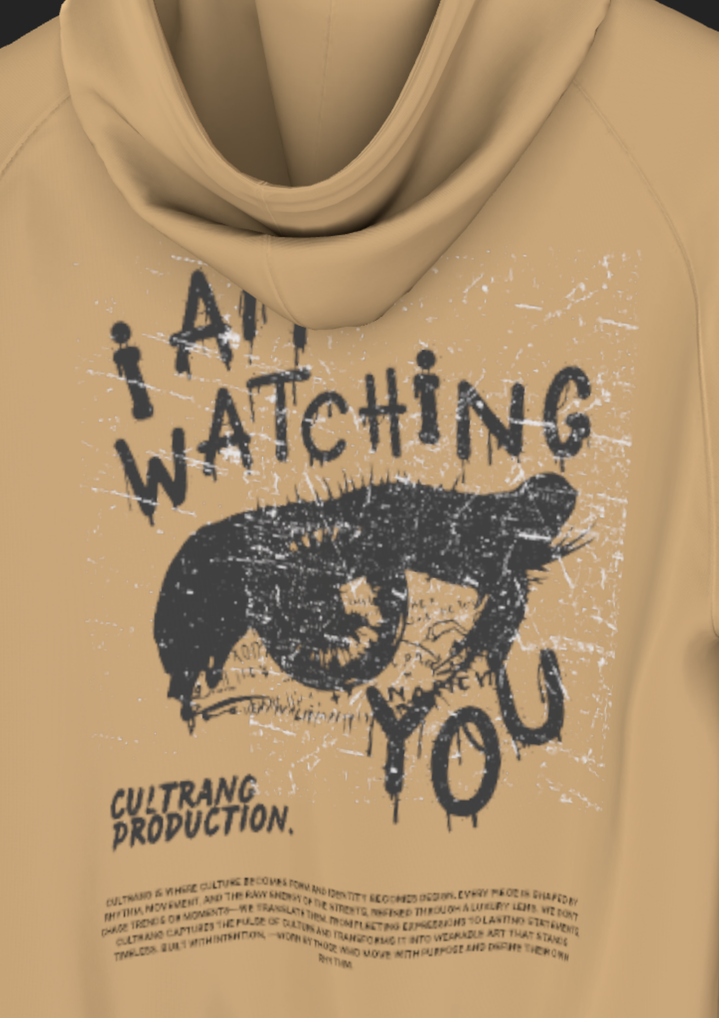 IIT GOA - CULTRANG - METAMORPHOSIS  - PREMIUM 350 GSM HOODIE