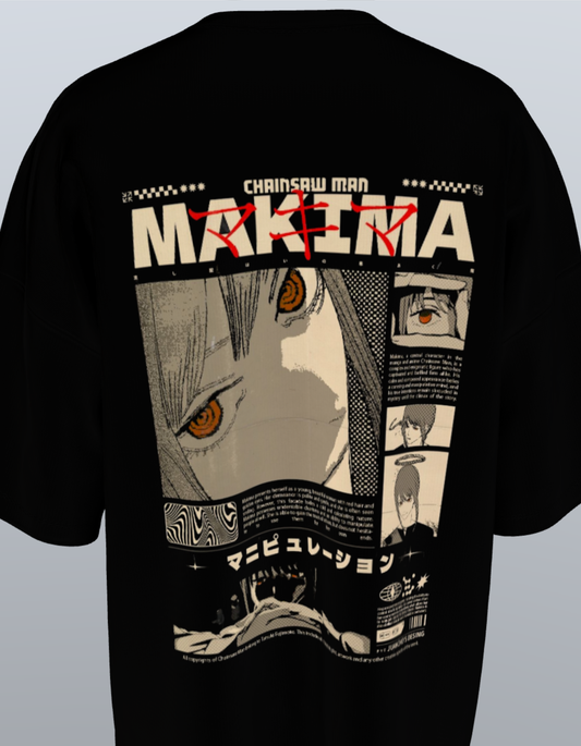 Oversized Anime T-Shirt Level 1: Makima "Eyes"
