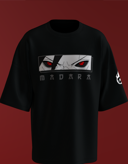 Oversized Anime T-Shirt Level 1:  Uchiha Madara "Sharingan Eyes"
