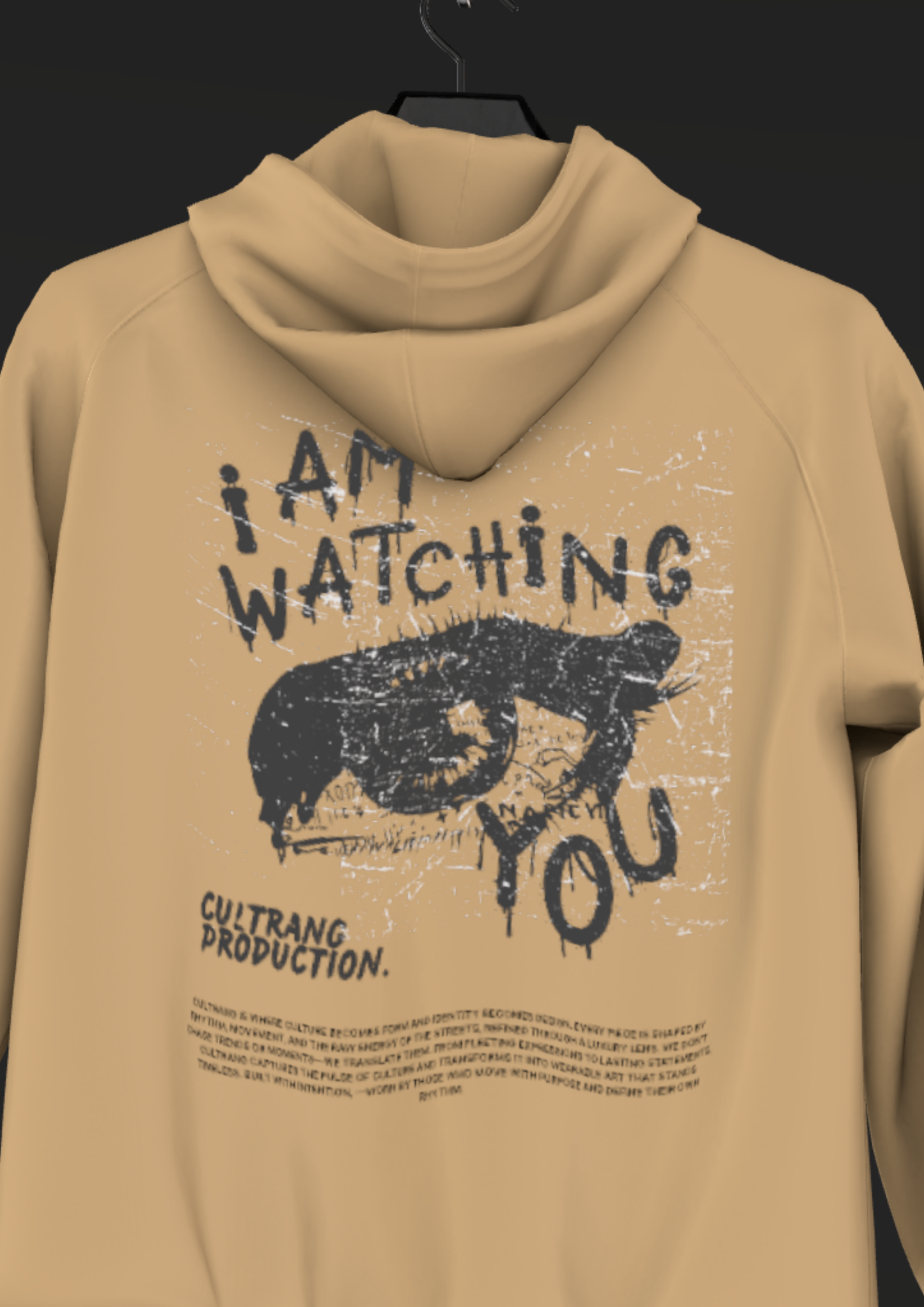 IIT GOA - CULTRANG - METAMORPHOSIS  - PREMIUM 350 GSM HOODIE