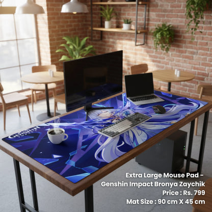 Genshin Impact Bronya Zaychik - Extra Large Mouse Pad
