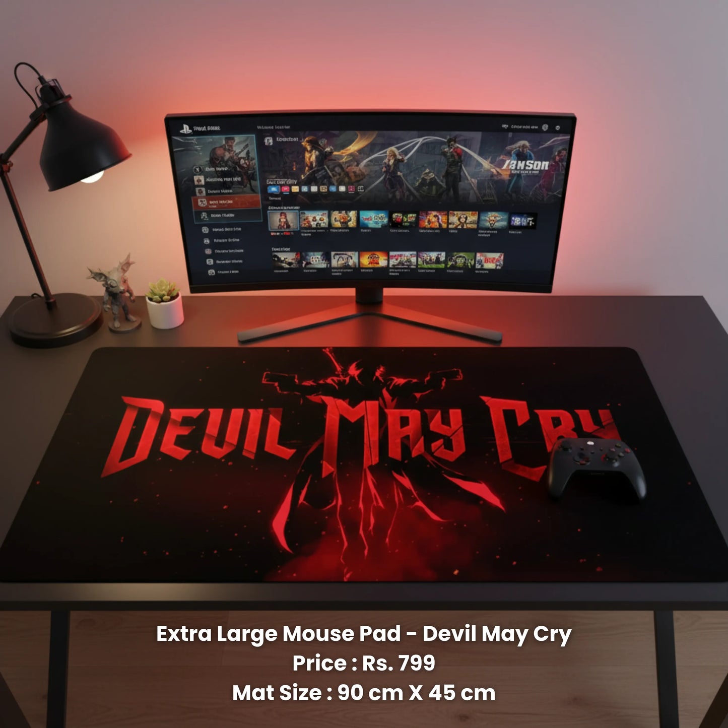 Devil May Cry - Extra Large Mouse Pad