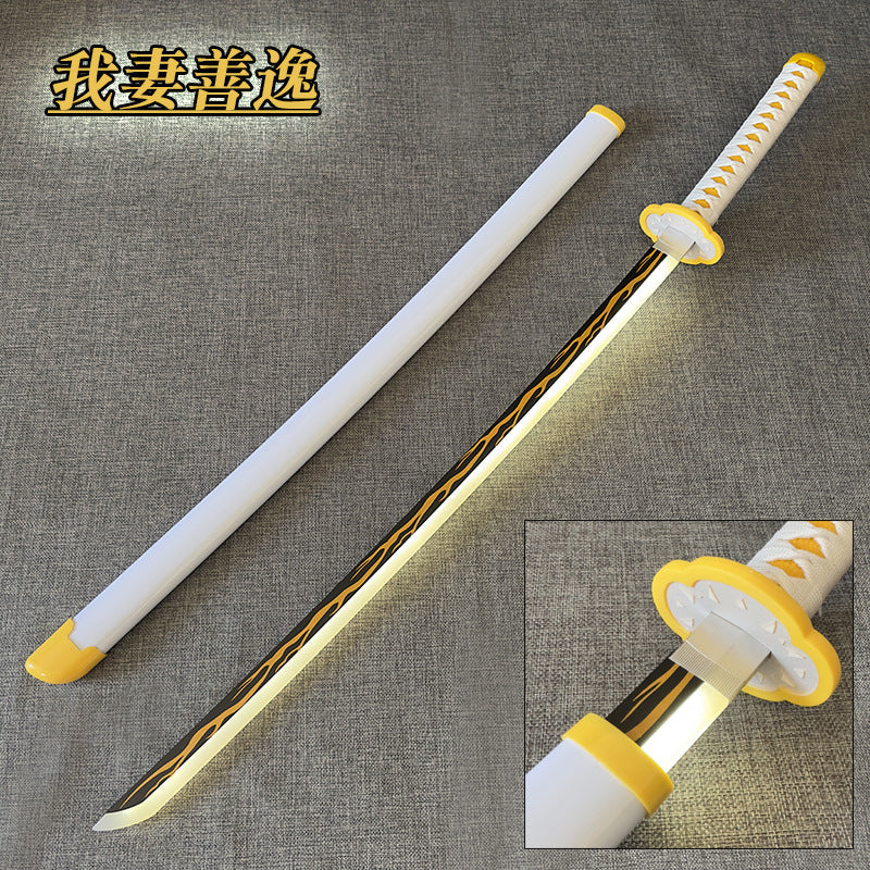 DEMON SLAYER LED KATANA SET of 5 WITH FREE HOLDERS