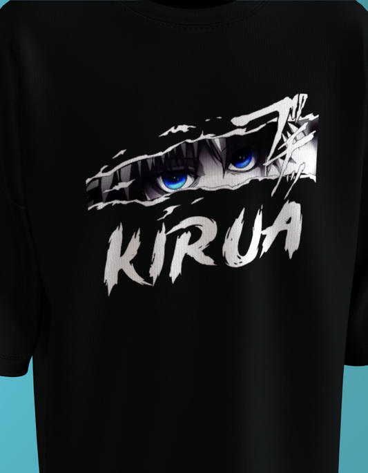 Oversized Anime T-Shirt Level 1:  Killua Zoldyck "Ethereal Eyes"