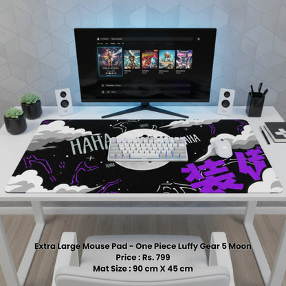 One Piece Luffy Gear 5 Moon - Extra Large Mouse Pad