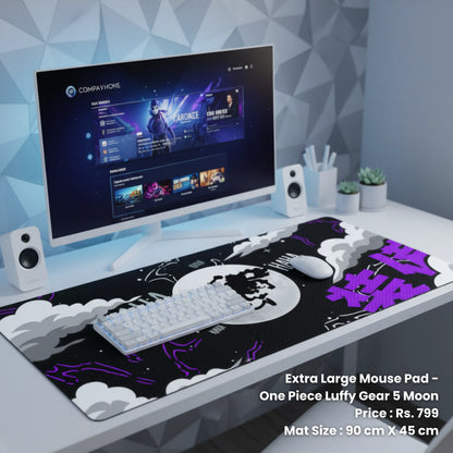 One Piece Luffy Gear 5 Moon - Extra Large Mouse Pad