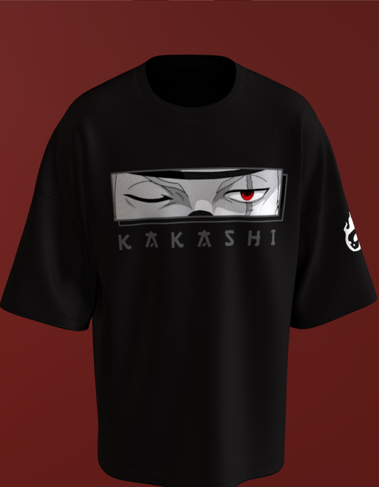 Oversized Anime T-Shirt Level 1:  Kakashi "Sharingan Eye"