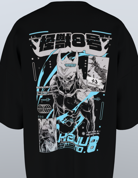 Oversized Anime T-Shirt Level 1: Kaiju No. 8
