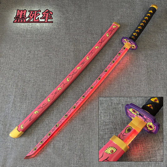 DEMON SLAYER LED KATANA SET of 5 WITH FREE HOLDERS