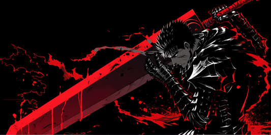 Extra Large Mouse Pad - Berserk Guts Black Swordsman
