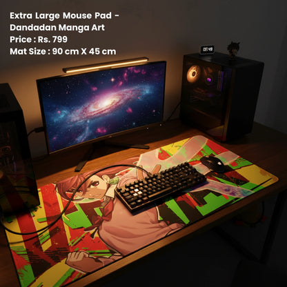 Dandadan Manga Art - Extra Large Mouse Pad