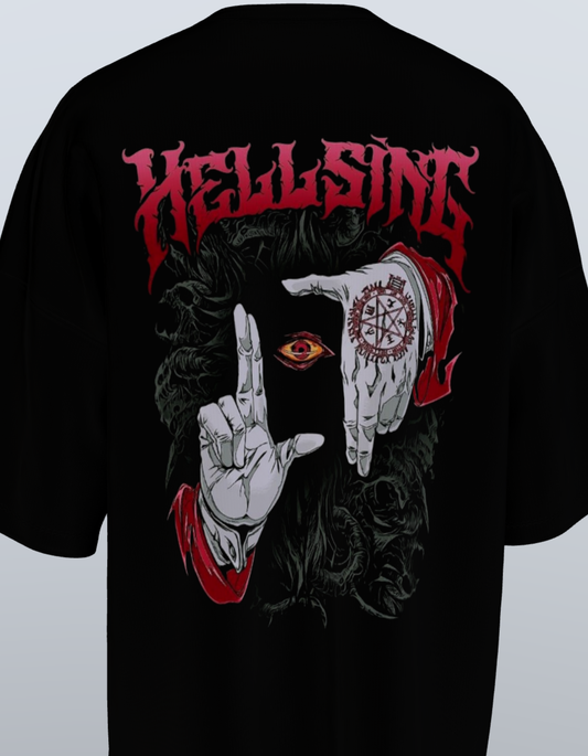 Oversized Anime T-Shirt Level 1: Hellsing "Alucard"