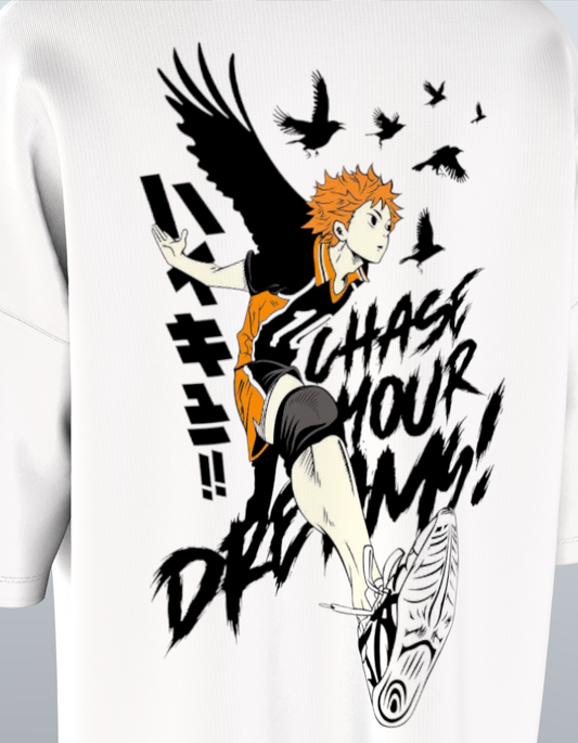 Oversized Anime T-Shirt Level 1: Haikyuu!! "Woosh"